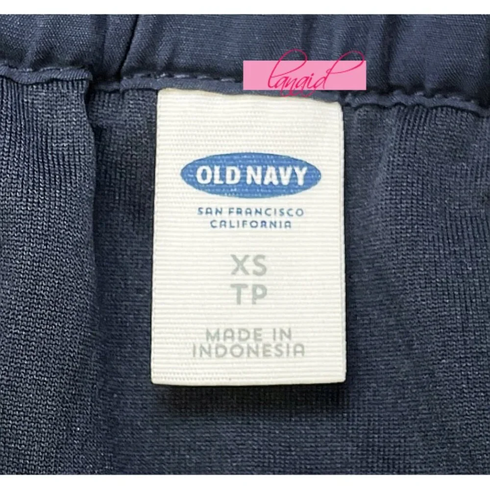 Old Navy Tie-Belt Soft Skirt Midnight River Distressed Cargo Utility Belted Mini